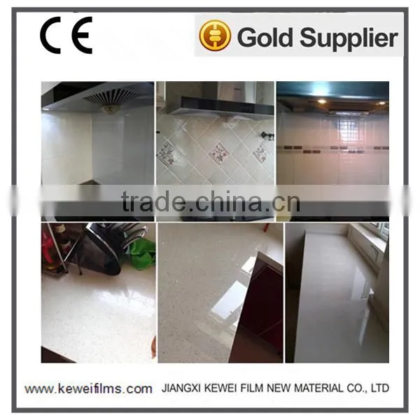 Transparent 85% clear color 2mil film for home window glass