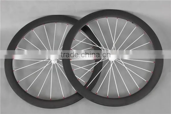 Carbon 50mm road bike wheelset High strength full carbon fiber road bike wheelset 50C