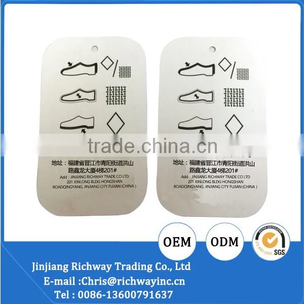 custom logo jeans paper hangtags
