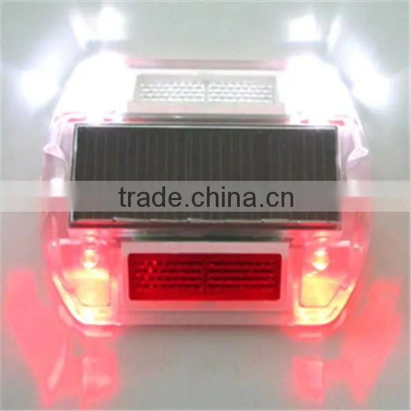 plastic solar powered LED flashing road cat eyes