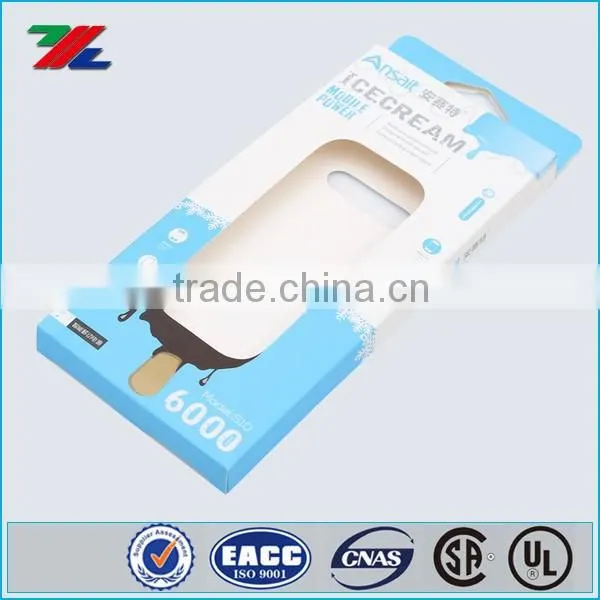 Fashion new design custom paper box for screen proector packing