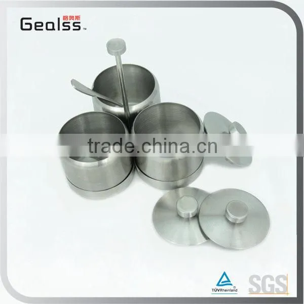 Advanced High Quality Stainless Steel Spice Jars With Cruet Stand