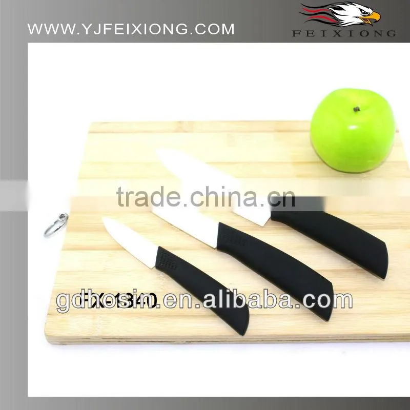 3" colorful handle ceramic knife with window box