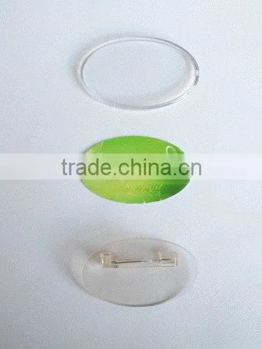 Oval badge combination