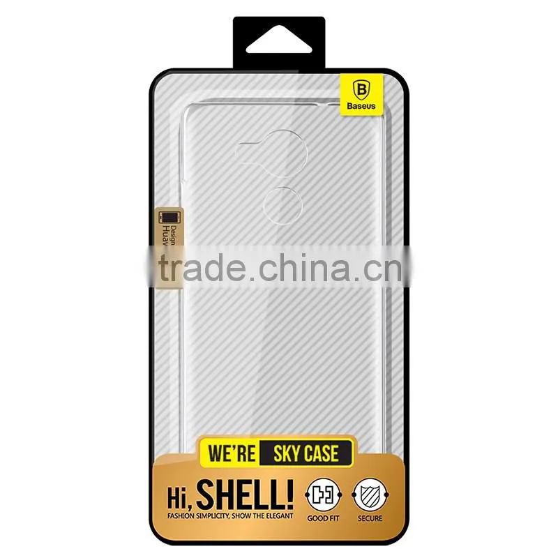 BASEUS Sky Series Clear Cover Case for Huawei Mate 8 Hard PC Rubber Back Case MT-5157