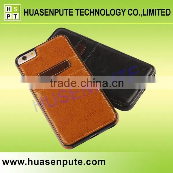 2016 New Arrival Mobile Phone Case For iPhone6 Plus/6S Plus,For iPhone6 Plus/6S Plus Case Leather With Two Card Slot