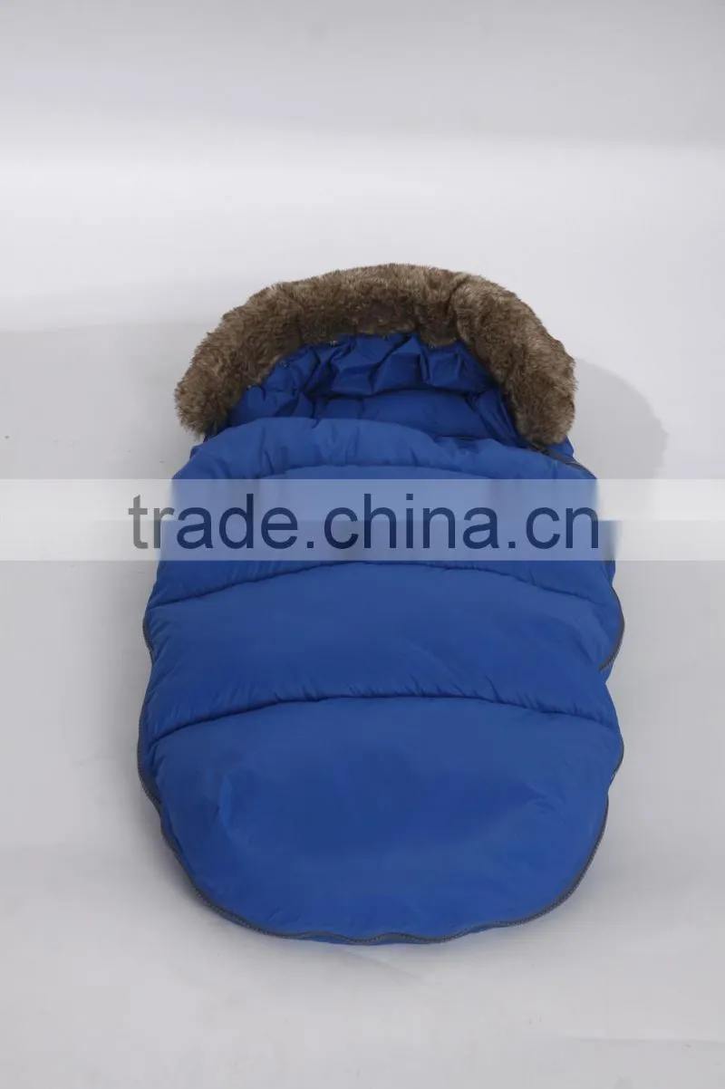 2015 new design fashion baby stroller down footmuff