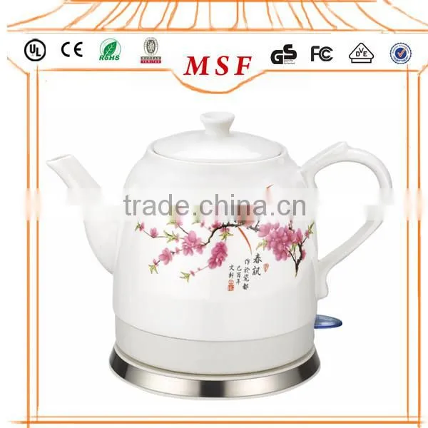 1.0L Electric Ceramic Kettle High Quality with Low Price