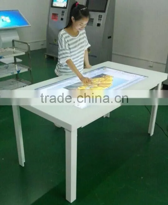 55 Inch digital signage with mini pc / super slim Android floor stand Digital Signage kiosk support trade