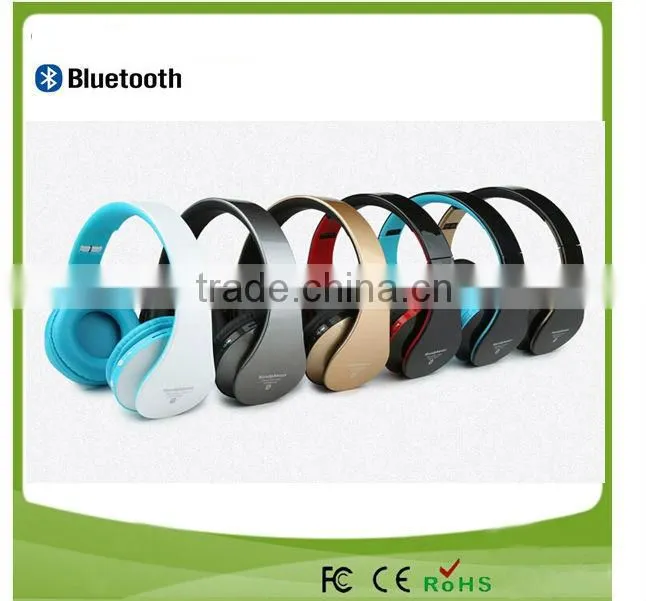 For bluetooth soloed HD super bass sound headphone