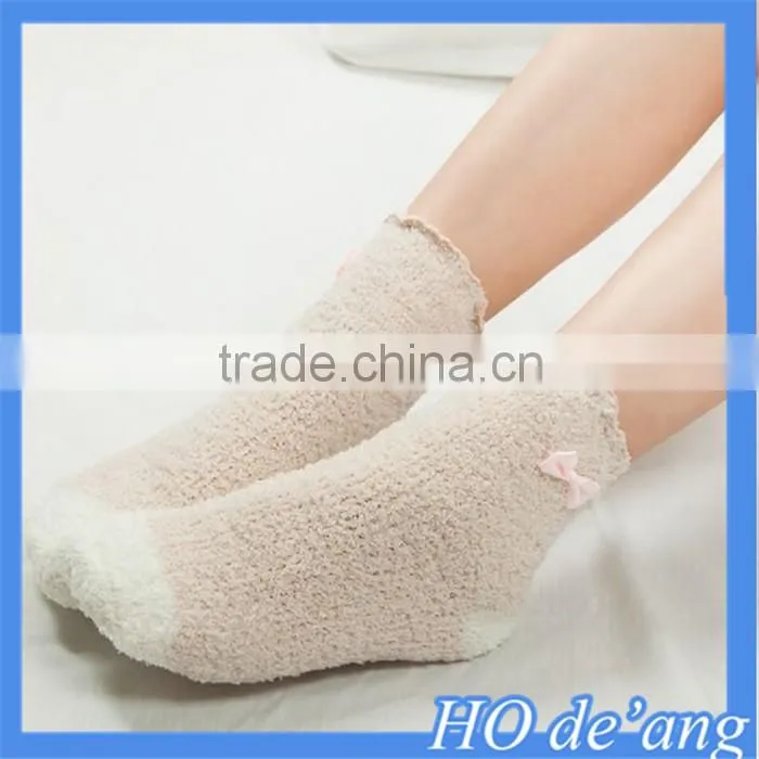 Hot selling Japanese style autumn and winter coral velvet socks women floor socks thick warm socks wholesale MHo-223