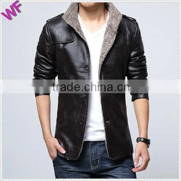 Custom Hight Quality European Mens Genuine Leather Jacket