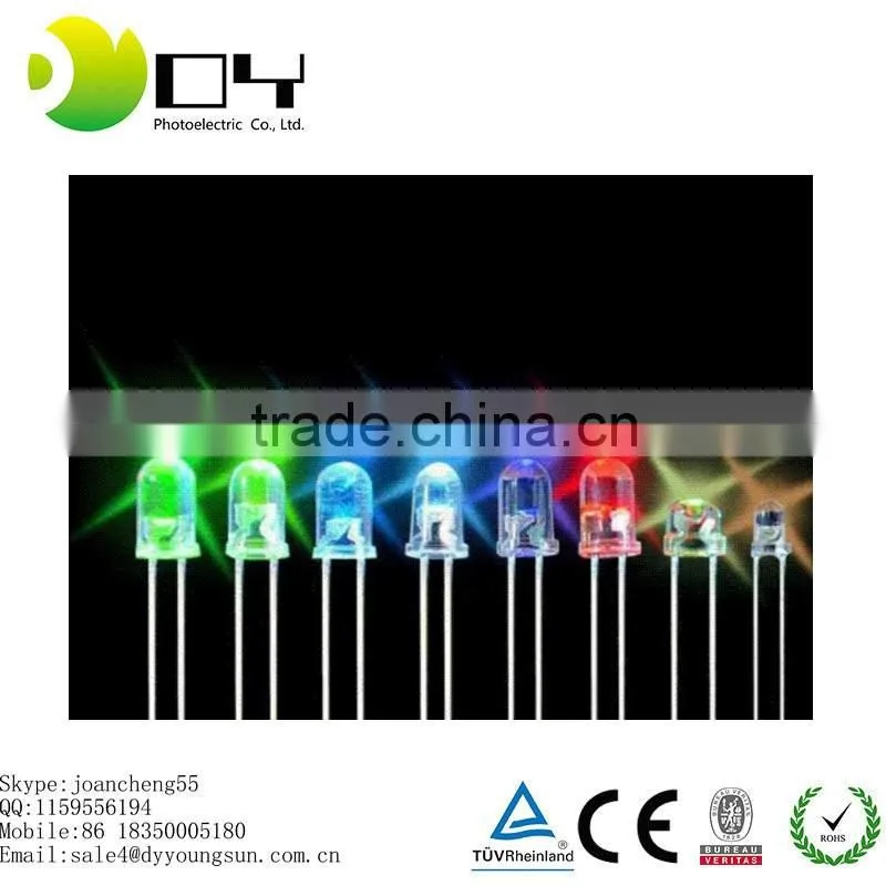 2016 high quality high lumens 5mm led diode, super bright led diode