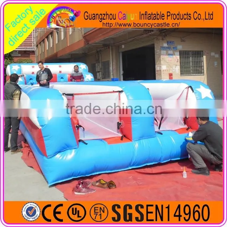 Resident District Use Fun Inflatable Bungee Run Game