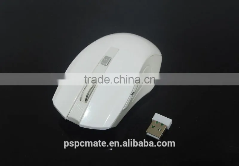 White color coreless mouse 2.4G Wireless Mini Optical Mouse 1000 DPI For Laptop Notebook Macbook