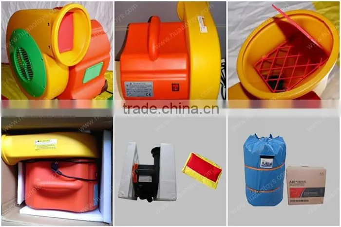 0.55 pvc commercial inflatable castle with slide