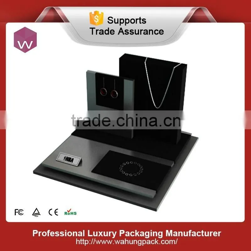 Jewelry Trade Show Display Cases With Bracelet Tray Earring Tree For Window