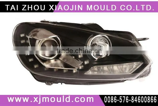 plastic injection car 3D design headlight moulding ,LED car light molding