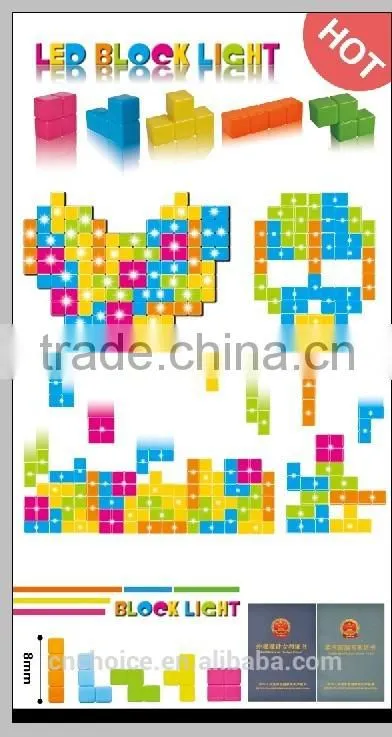 News Design baby toy Block Light for kids