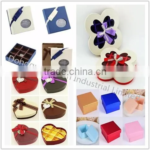 Factory Wholesale Custom made Fashion Paper Jewelry box Jewelry Gift Box