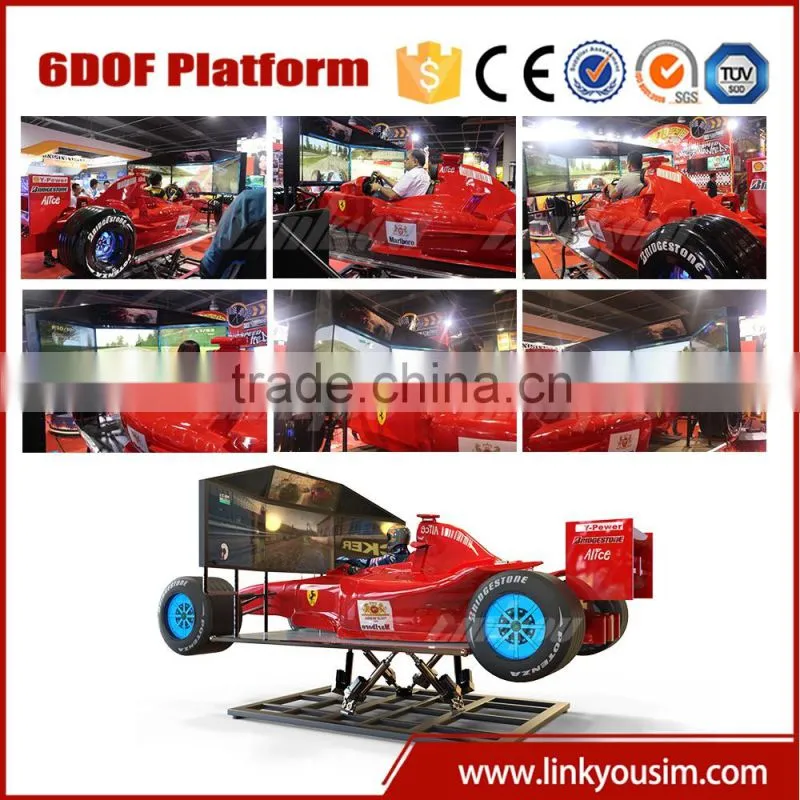 2016 Funny racing game F1 car simulator need for speed carbon F1 car racing game machinecar driving simulator