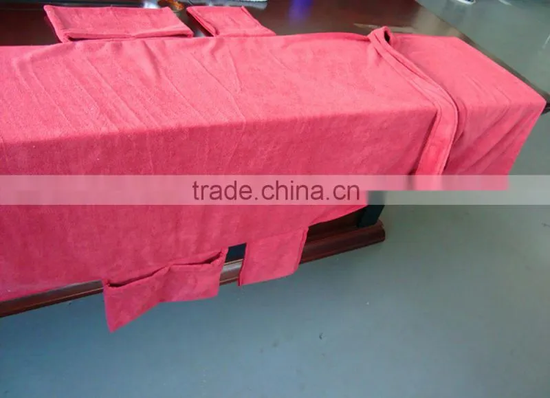 china supplier custom cotton or microfiber Portable beach lounger towel