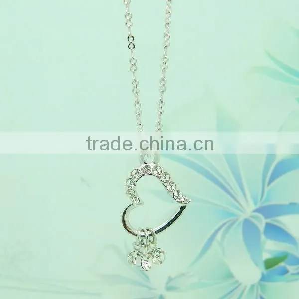 fashion metal necklace ring necklace