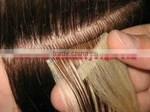 Russian remy tape hair extensions 24" silk straight 40pcs/bag