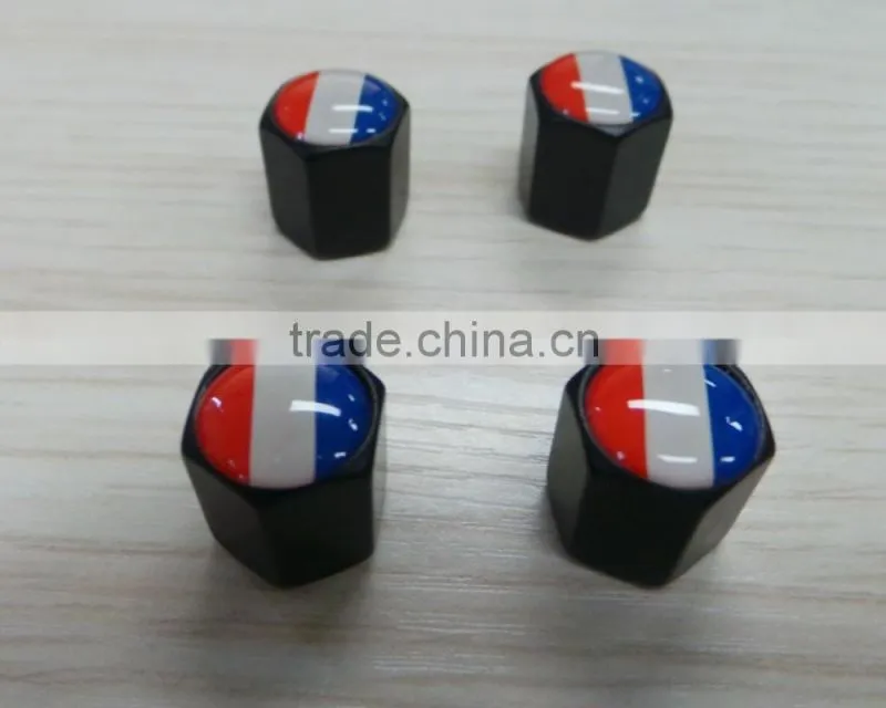 Black And Silver Auto Logos Alloy Wheel Metal Tyre Tire Valve Caps