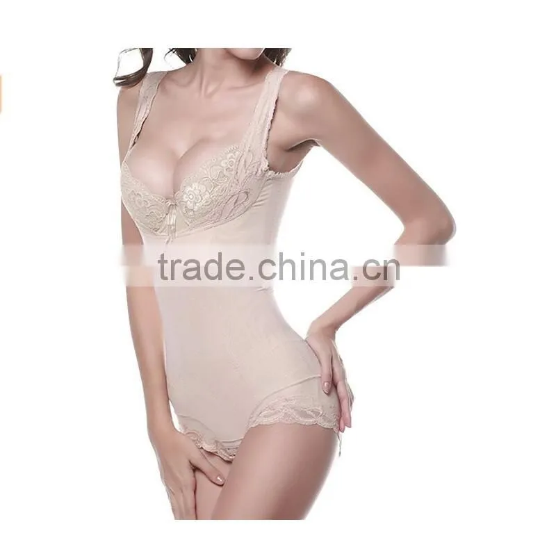 Women's Lace Bodyshaper Corset Body Briefer Bodysuit Slimming shapewear