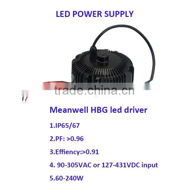 5 years warranty Samsung leds 100W led high bay light with meanwell driver