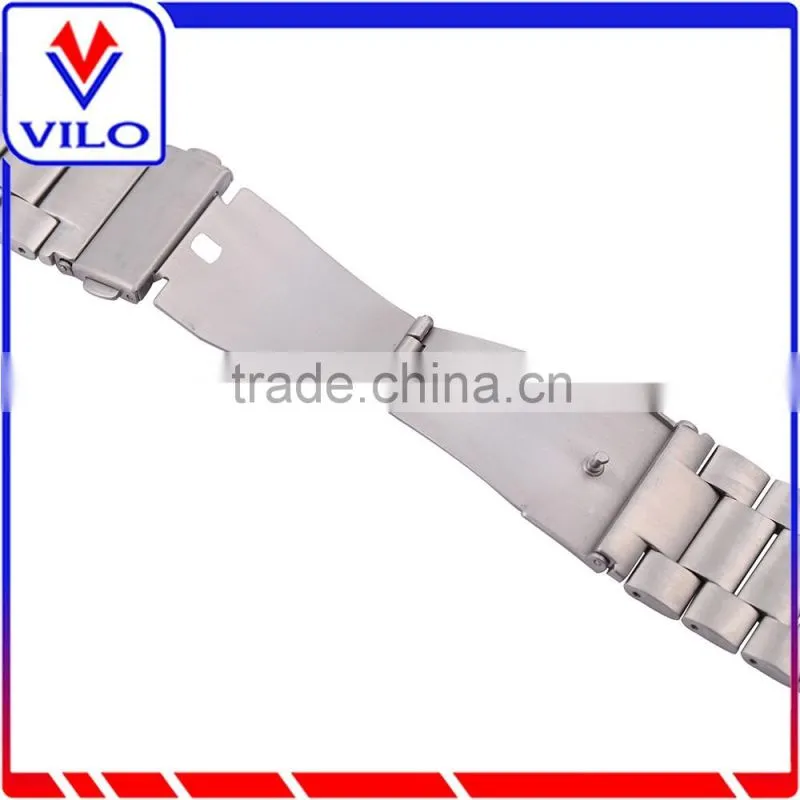 Stainless Steel Metal Wristband HOCO Stainless Steel Watch Strap Classic Buckle Adapter Watch Band for Apple Watch
