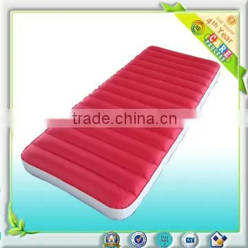 pvc flocked air bed for many people