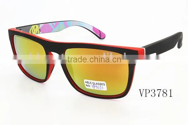 men plastic custom cheap sunglasses with low MOQ
