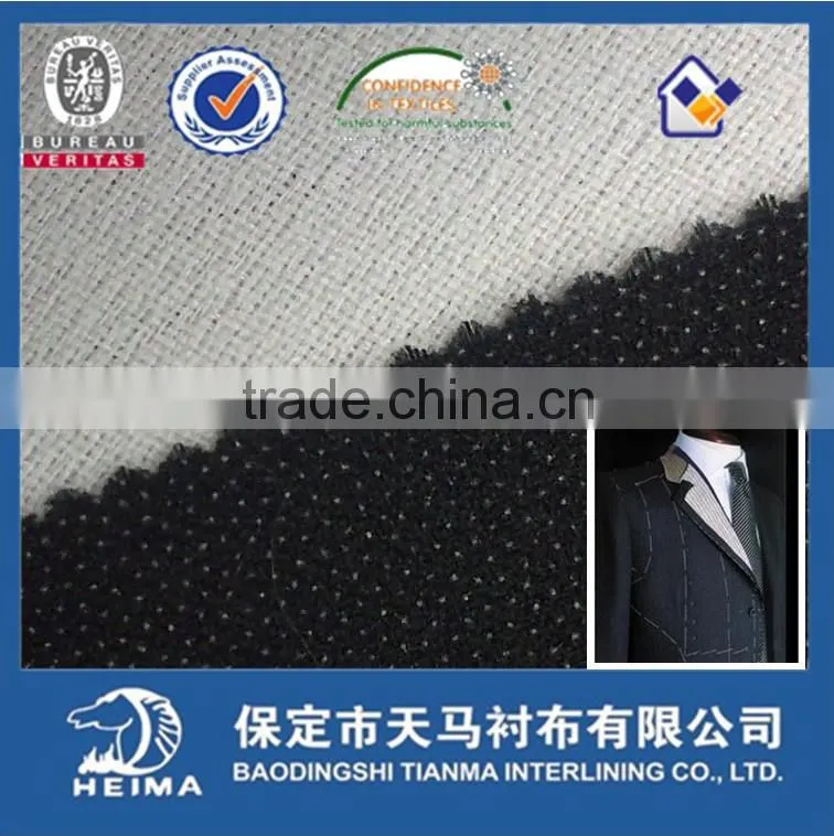 woven interlining fusing interlining fabric 8316 for suits&jackets
