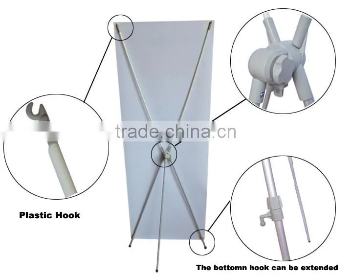 X-banner stand,adjustable, for display or exhibition
