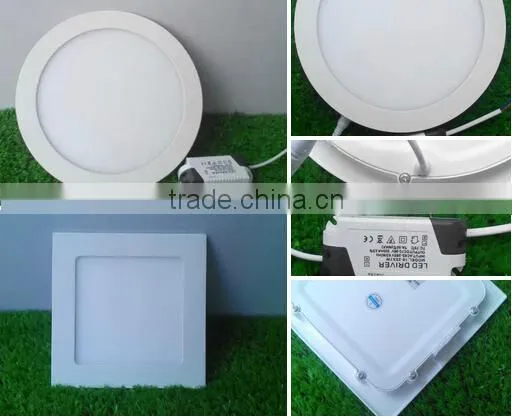 flat led ceiling panel light,round and square