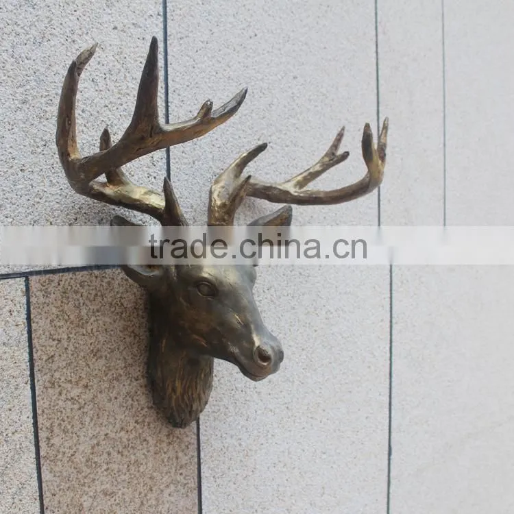 Resin craft good quality home decoration deer head