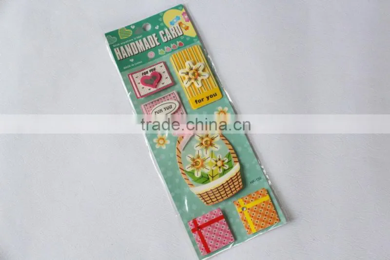 3D Triple Layer Felt Easter Stickers
