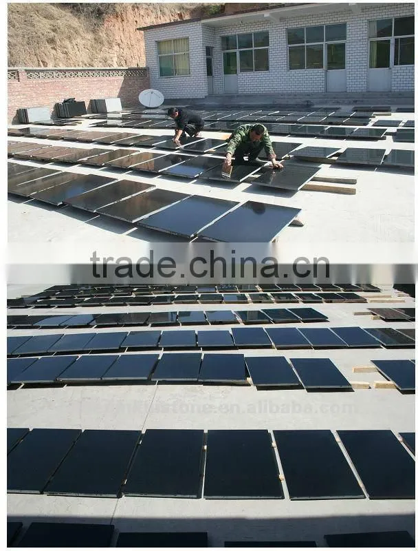 Hebei black granite stairs