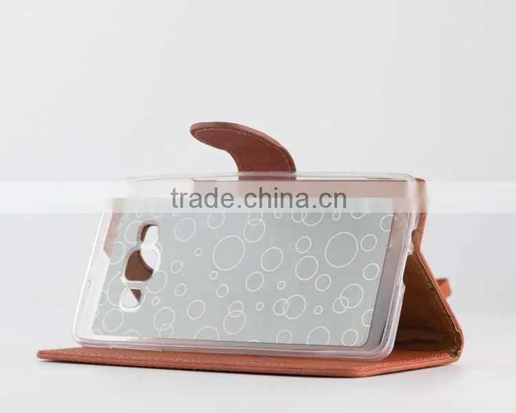 Stent defender for xiaomi redmi note leather phone case