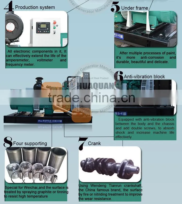 480kw Shangchai generator engine 600kva generator