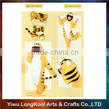 Game playing halloween costume handmade tiger cosplay animal costume
