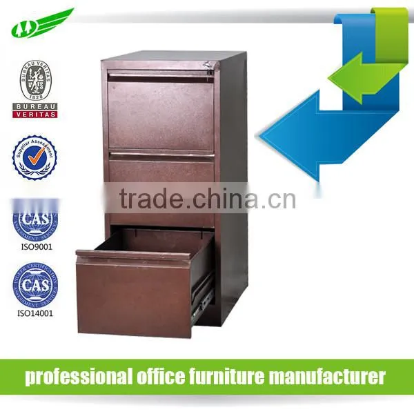 File Storage 3 drawer metal drawer cabinet