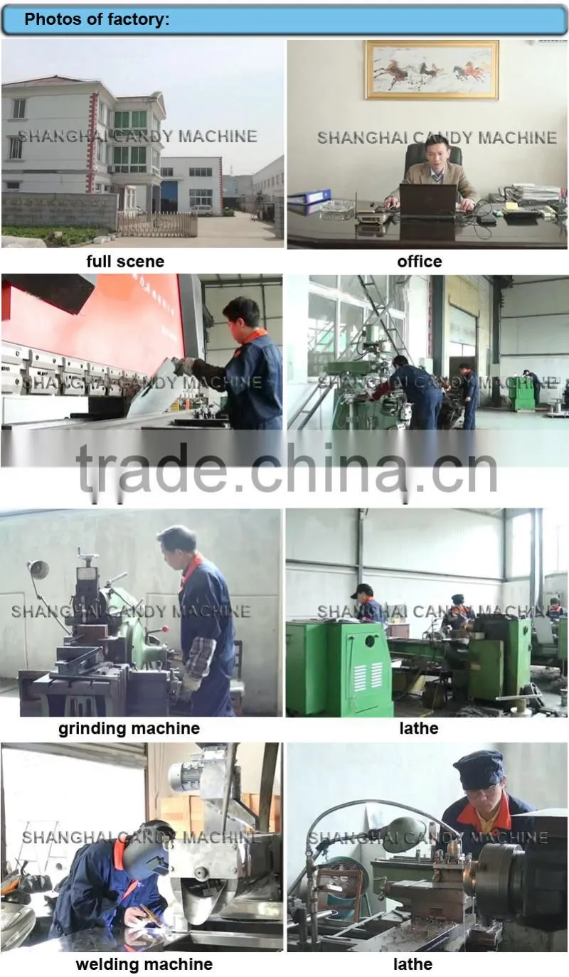 Chocolate coating line in Shanghai confectionery machinery