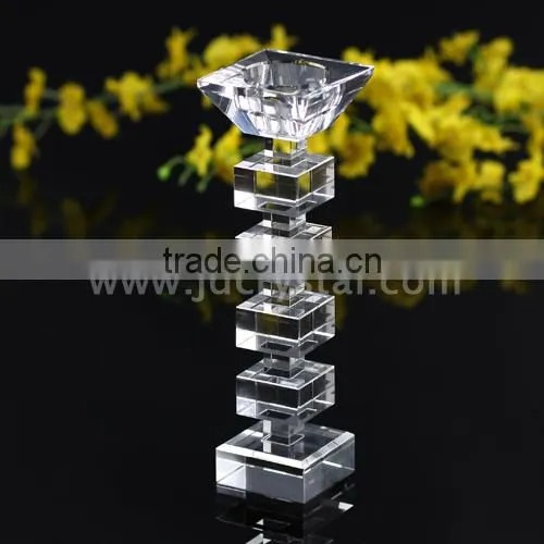 Decoration Crystal Candlesticks Tall Black Crystal Candlesticks