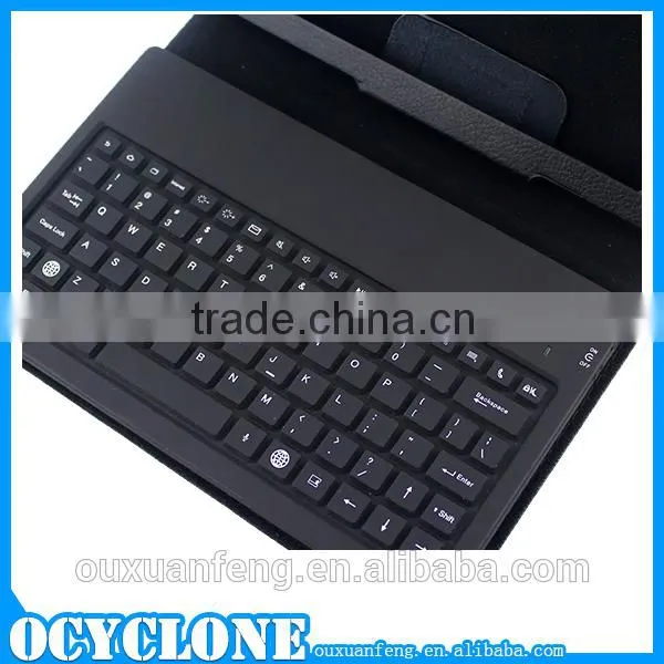 2 in 1 PU leather bluetooth keyboard for samsung tab 3 lite 7 inch case