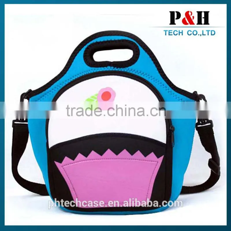 wholesale children insulated!custom kids lunch bag/neoprene lunch bag