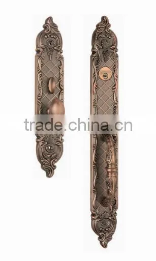 Luxury Brass mortise lock with handles