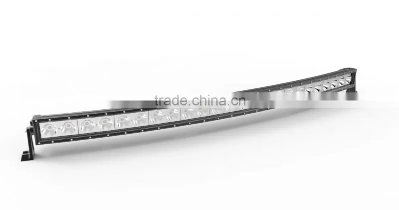 NEW 50 inch curved single row 240W Flood/Spot/Combo Beam LED Light Bar for offroad vehicle, SUV, UTV, ATV